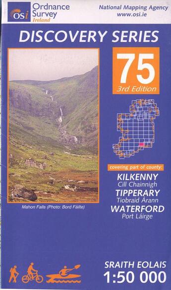 Couverture du livre « **kilkenny/tipperary/waterford » de  aux éditions Ordnance Survey