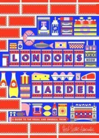 Couverture du livre « London's larder (folded map) » de  aux éditions Herb Lester