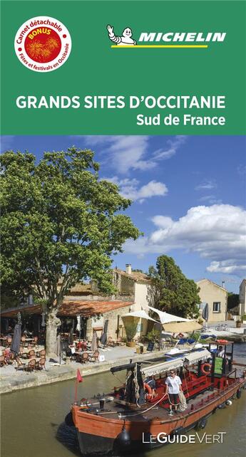 Couverture du livre « Guide vert les grands sites de l'occitanie » de Collectif Michelin aux éditions Michelin