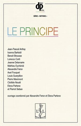 Couverture du livre « Le principe » de Alexandre Feron et Elena Partene aux éditions Lambert-lucas