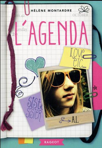 Couverture du livre « L'agenda » de Helene Montardre aux éditions Rageot