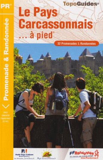 Couverture du livre « Pays carcassonnais à pied ; 11 - PR - P114 (édition 2011) » de  aux éditions Ffrp