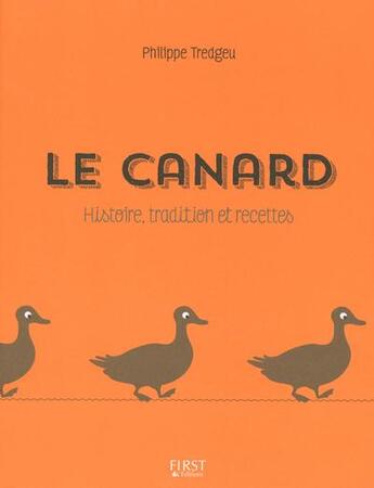 Couverture du livre « Le canard » de Tredgeu/Clement aux éditions First