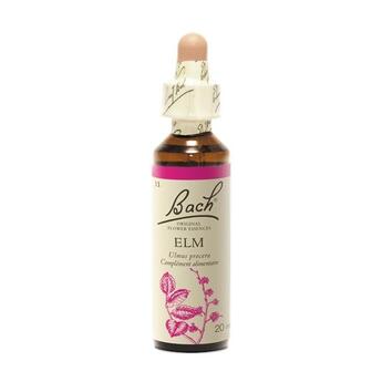 Couverture du livre « Fleurs de bach original n 11 elm - 20 ml » de  aux éditions Dg-exodif