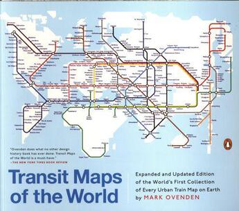 Couverture du livre « Transit maps of the world » de Mark Ovenden aux éditions Random House Us