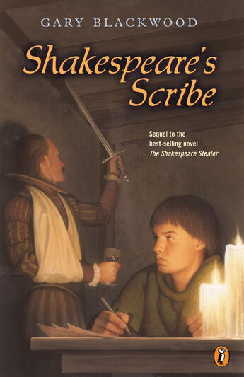 Couverture du livre « Shakespeare's scribe » de Gary Blackwood aux éditions Puffin Uk