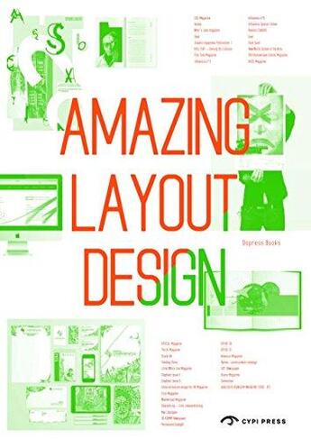 Couverture du livre « Amazing layout design » de  aux éditions Cypi Press