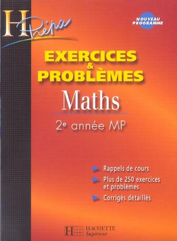 Couverture du livre « Mp ; exercices et problemes » de Beck Bernard aux éditions Hachette Education