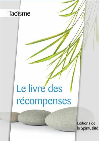 Couverture du livre « Le livre des récompenses » de  aux éditions Editions De La Spiritualite