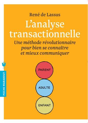 Couverture du livre « L'analyse transactionnelle ; une méthode révolutionnaire pour bien se connaître et mieux communiquer » de Rene De Lassus aux éditions Marabout