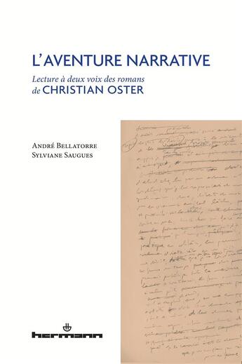 Couverture du livre « L'aventure narrative - lecture a deux voix des romans de christian oster » de Bellatorre/Saugues aux éditions Hermann