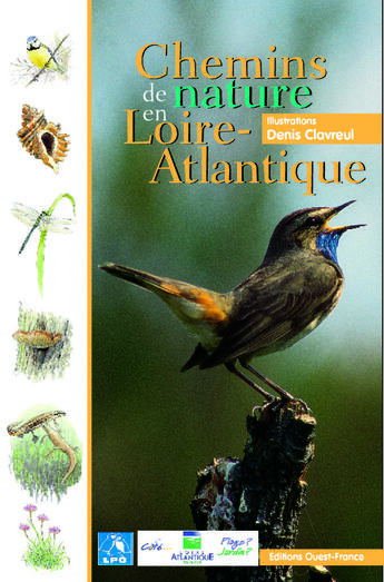 Couverture du livre « Chemins de la nature en loire-atlantique » de Denis Clavreul aux éditions Ouest France