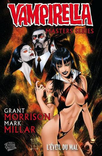 Couverture du livre « Vampirella classic t.1 ; l'éveil du mal » de Grant Morrison et Louis Small Jr et Amanda Conner et Mark Millar aux éditions Panini