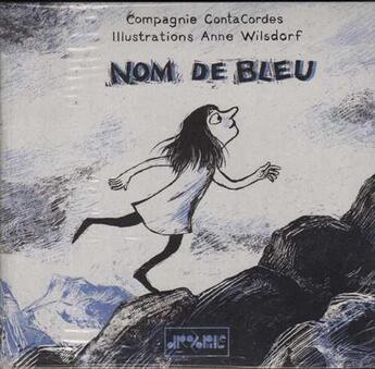 Couverture du livre « Nom de bleu » de Anne Wilsdorf aux éditions Drozophile