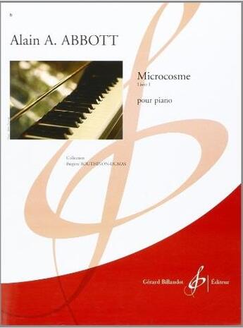 Couverture du livre « Microcosme livre i » de Abbott Alain aux éditions Gerard Billaudot