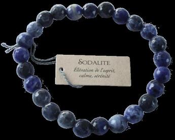 Couverture du livre « Bracelet sodalite perles rondes facettees » de  aux éditions Dg-exodif