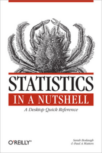 Couverture du livre « Statistics in a Nutshell » de Sarah Boslaugh aux éditions O'reilly Media