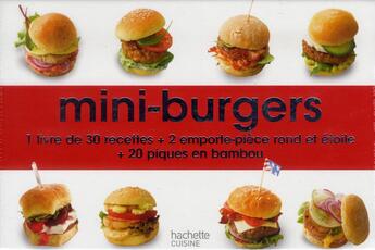 Couverture du livre « Mini-burgers ; mini-coffret » de Thomas Feller aux éditions Hachette Pratique