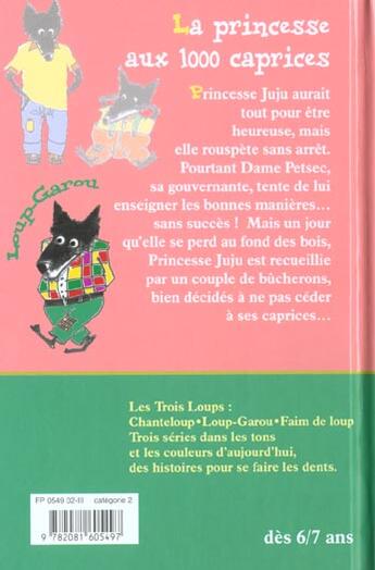 Couverture du livre « Princesse aux mille caprices » de Miraucourt Christoph aux éditions Pere Castor