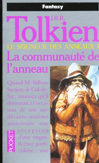 Couverture du livre « Seigneurs des anneaux t.1 la communaute de l'anneau » de J.R.R. Tolkien aux éditions Pocket