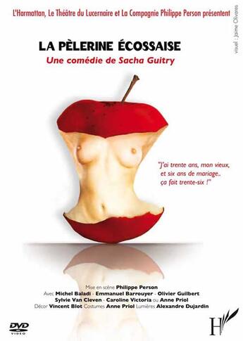 Couverture du livre « La pélerine écossaise ; une comédie de Sacha Guitry » de Preson/Baladi/Barrou aux éditions L'harmattan