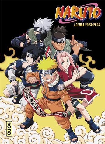 Couverture du livre « Agenda naruto 2023-2024 » de  aux éditions Kana