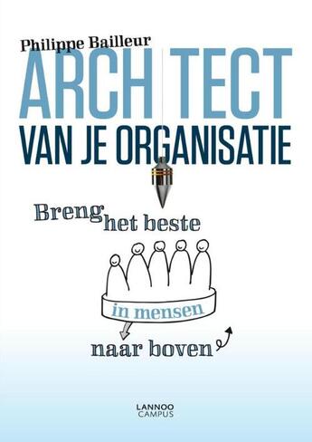 Couverture du livre « Architect van je organisatie » de Philip Bailleur aux éditions Terra - Lannoo, Uitgeverij