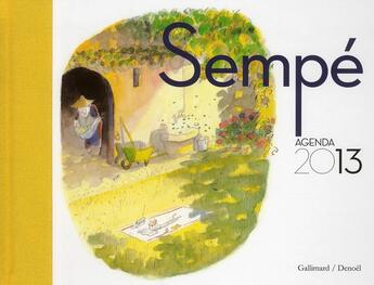 Couverture du livre « Agenda Sempé (édition 2013) » de Jean-Jacques Sempe aux éditions Gallimard-loisirs
