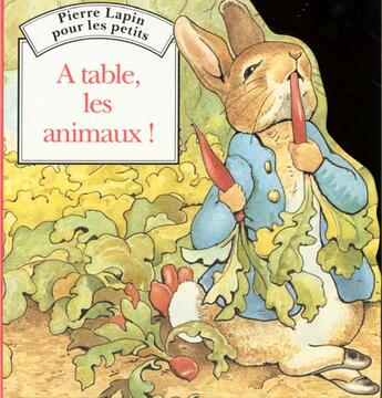 Couverture du livre « A table, les animaux ! » de Beatrix Potter aux éditions Gallimard-jeunesse