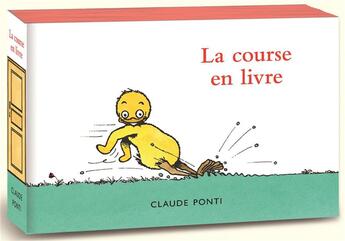 Couverture du livre « La course en livre » de Claude Ponti aux éditions Ecole Des Loisirs