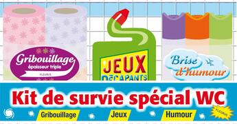 Couverture du livre « Kit de survie special WC » de Sandra Lebrun aux éditions Fleurus