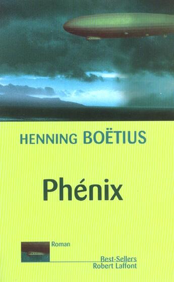 Couverture du livre « Phenix » de Henning Boetius aux éditions Robert Laffont