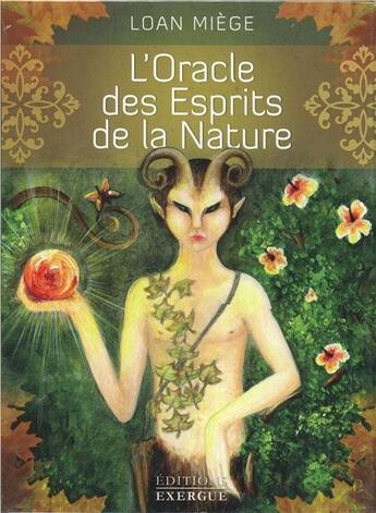 Couverture du livre « L'oracle des esprits de la nature ; coffret » de Loan Miege aux éditions Exergue