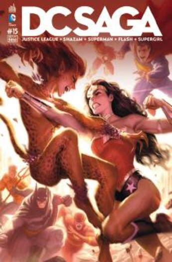 Couverture du livre « DC saga N.15 » de Geoff Johns aux éditions Urban Comics Press