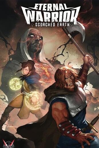 Couverture du livre « Eternal warrior : Scorched earth » de Dean Tres et Alberto Taracido aux éditions Bliss Comics