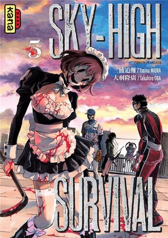 Couverture du livre « Sky-high survival Tome 5 » de Tsuina Miura et Takahiro Oba aux éditions Kana