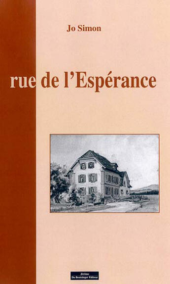 Couverture du livre « Rue de l'esperance » de  aux éditions Do Bentzinger