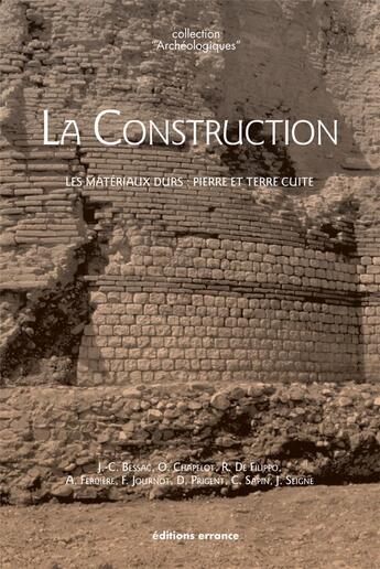 Couverture du livre « La construction » de Alain Ferdriere et Collectif aux éditions Errance