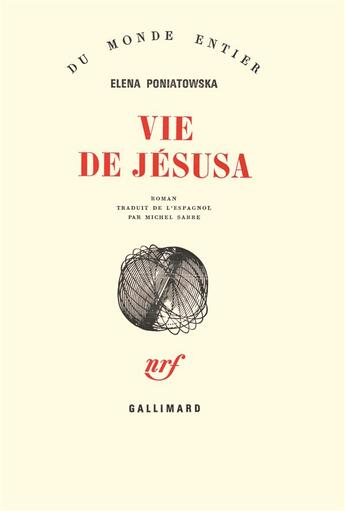 Couverture du livre « Vie de jesusa » de Elena Poniatowska aux éditions Gallimard