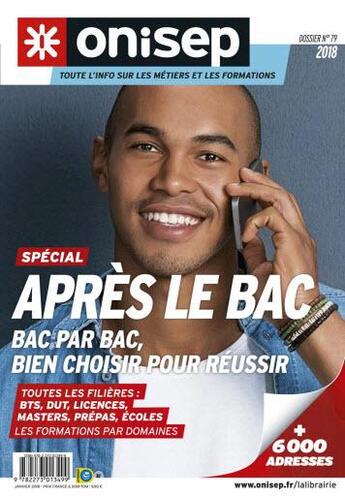 Couverture du livre « Après le bac (édition 2018) » de  aux éditions Onisep