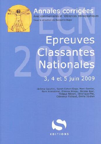 Couverture du livre « Annales corrigées ecn 2009 » de  aux éditions Medxls