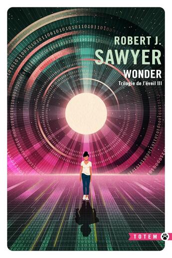 Couverture du livre « Trilogie de l'éveil Tome 3 : Wonder » de Robert J. Sawyer aux éditions Gallmeister