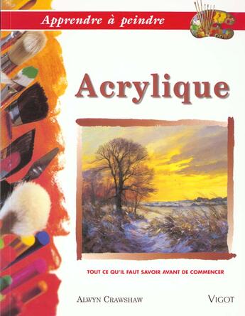 Couverture du livre « A L'Acrylique » de Alwyn Crawshaw aux éditions Vigot