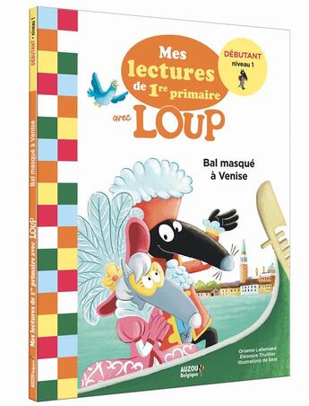 Couverture du livre « Mes premieres lectures du cp avec loup - bal masque a venise - belgique » de Lallemand/Sess aux éditions Philippe Auzou