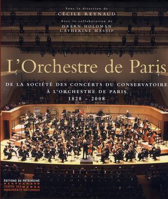 Couverture du livre « L'orchestre de Paris » de Cecile Reynaud aux éditions Editions Du Patrimoine