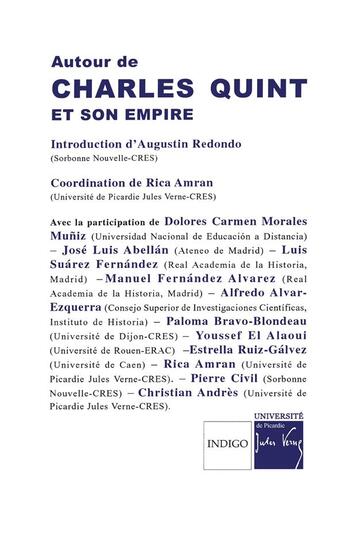 Couverture du livre « Autour de charles quint et son empire » de Amran R Redondo A aux éditions Indigo Cote Femmes