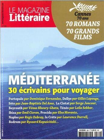 Couverture du livre « Le magazine litteraire n 580 mediterranee juin 2017 » de  aux éditions Le Magazine Litteraire