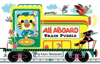 Couverture du livre « All Aboard Train Puzzle » de Boutavant aux éditions Chronicle Books
