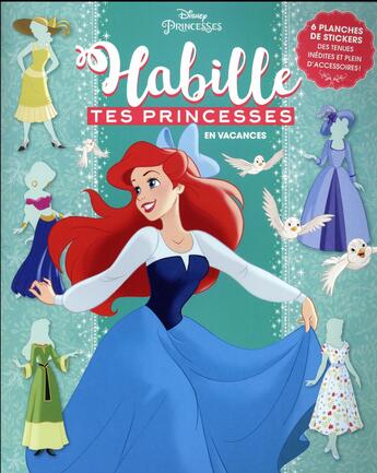 Couverture du livre « En Vacances, Habille Tes Princesses » de  aux éditions Disney Hachette