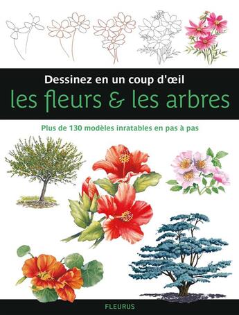 Couverture du livre « DESSINEZ EN UN COUP D'OEIL ; la nature » de  aux éditions Fleurus